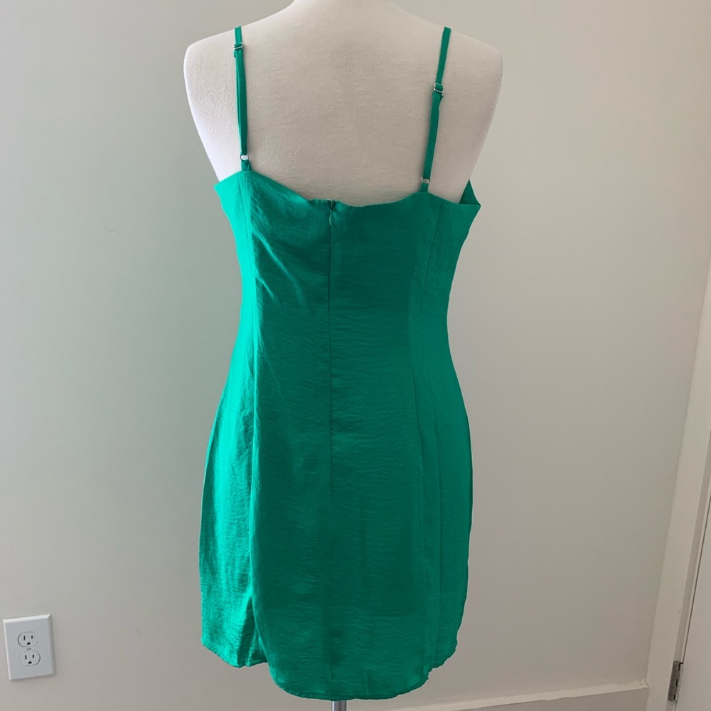 Zilingo NWT Mini Strap Slip Dress with Slits - Picture 6 of 16